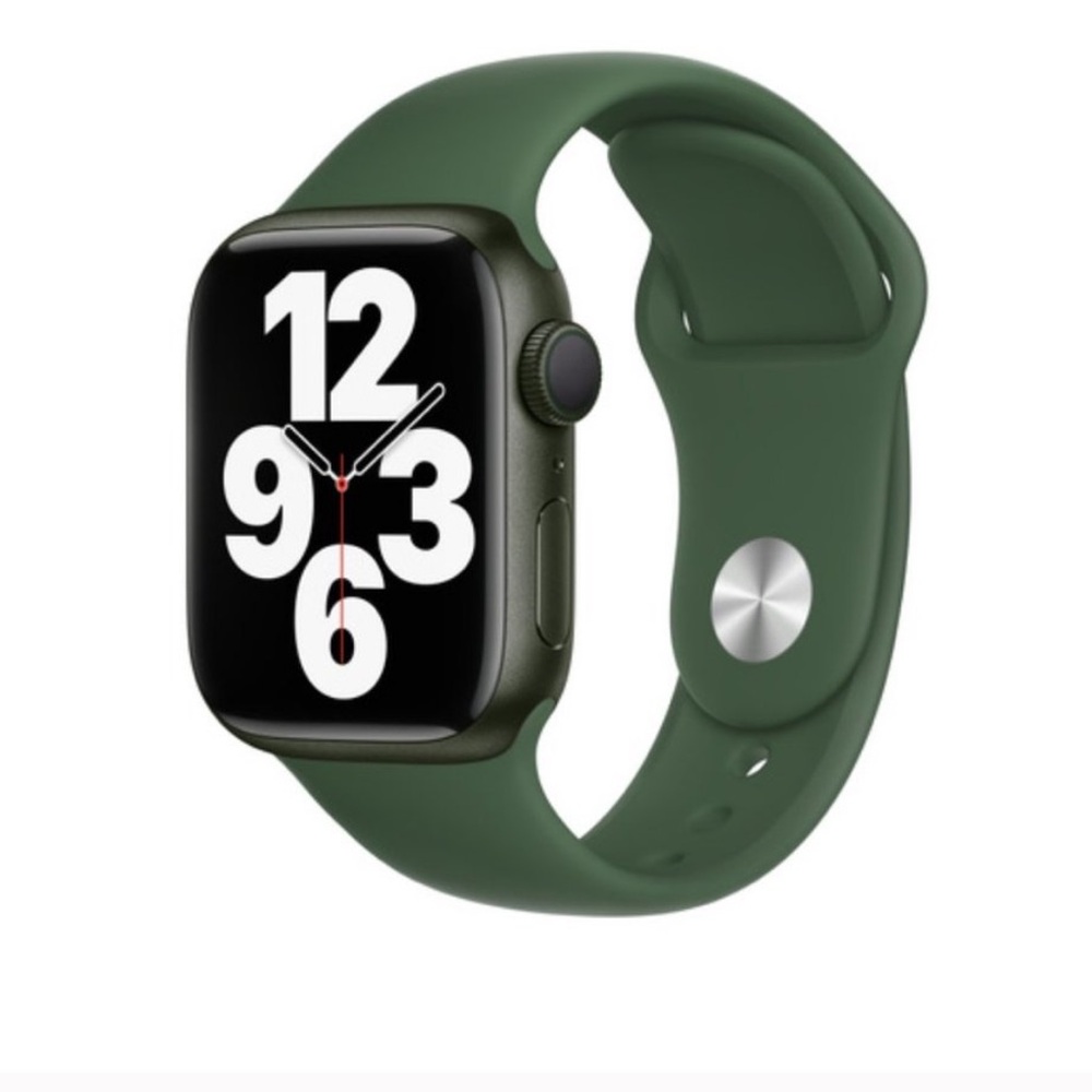 Apple Watch Series 7 41mm Green Aluminum Case - Clover Sport Band